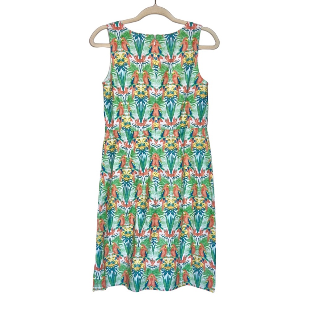 NWOT TALBOTS Tropical Print Shift Dress. Size 2 - Picture 3 of 9